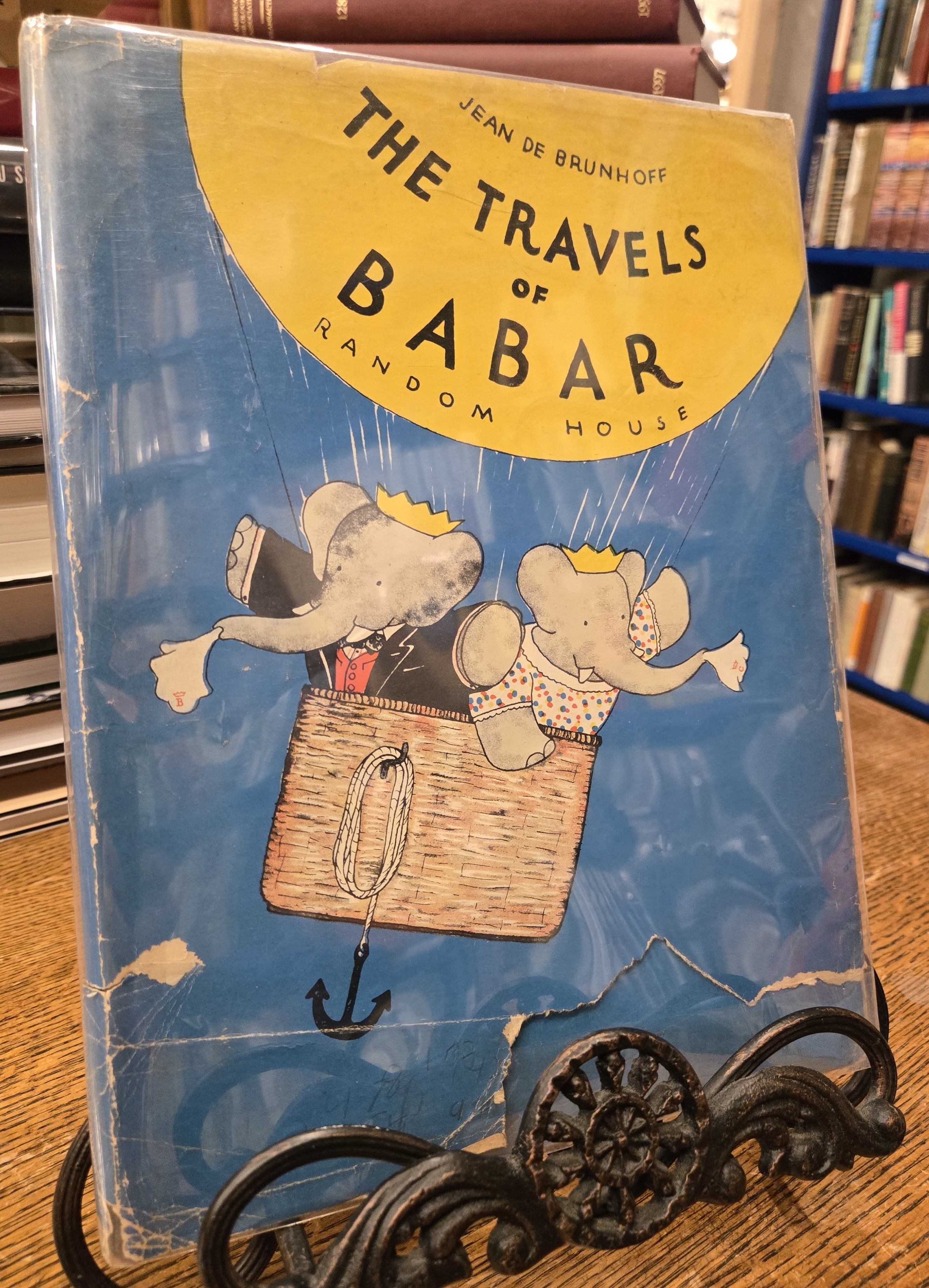 The Travels of Babar by Jean de Brunhoff (Early Edition, c. 1940's